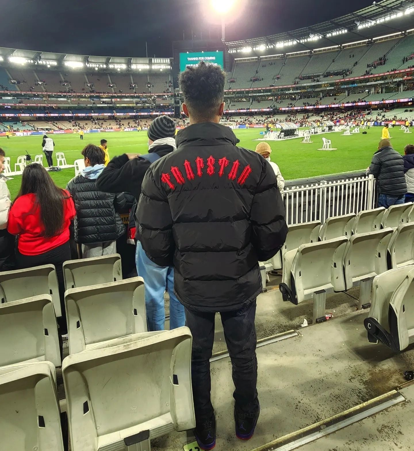 Black/Red Irongate Detachable Hooded Jacket