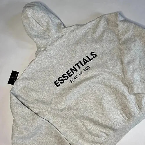 Essentials Light Oatmeal Hoodie SS22