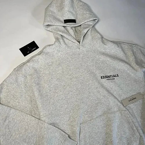 Essentials Light Oatmeal Hoodie SS22