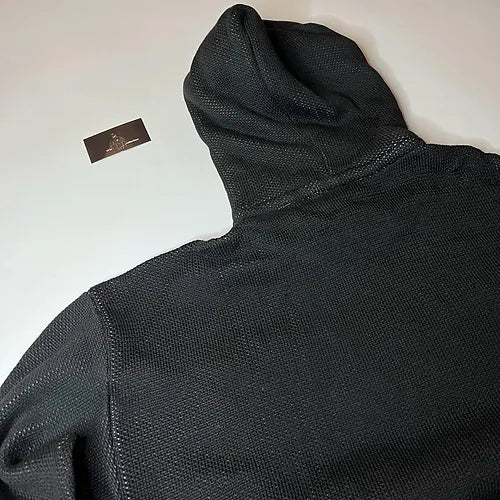 Essentials Knit Pullover Hoodie Black
