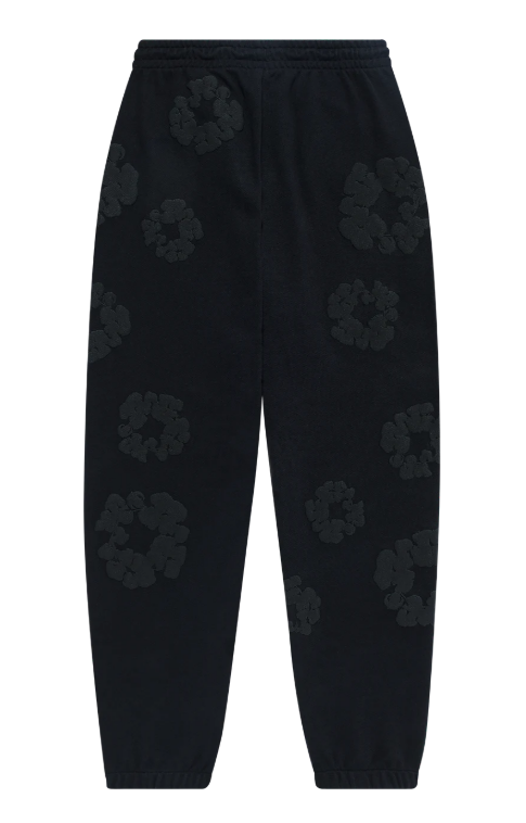 Cotton Wreath Joggers Mono Black