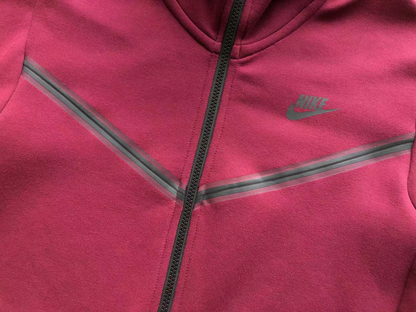 Tech Fleece Burgundy Tracksuit