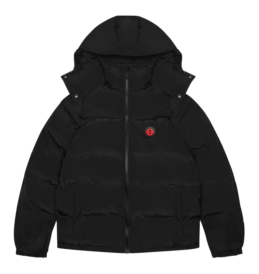 Black/Red Irongate Detachable Hooded Jacket