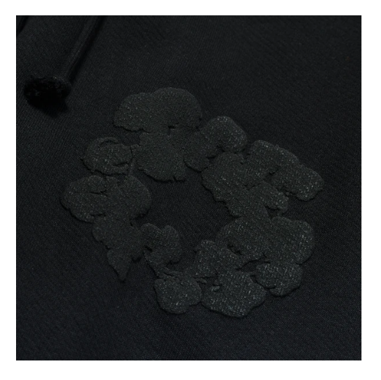 Cotton Wreath Joggers Mono Black