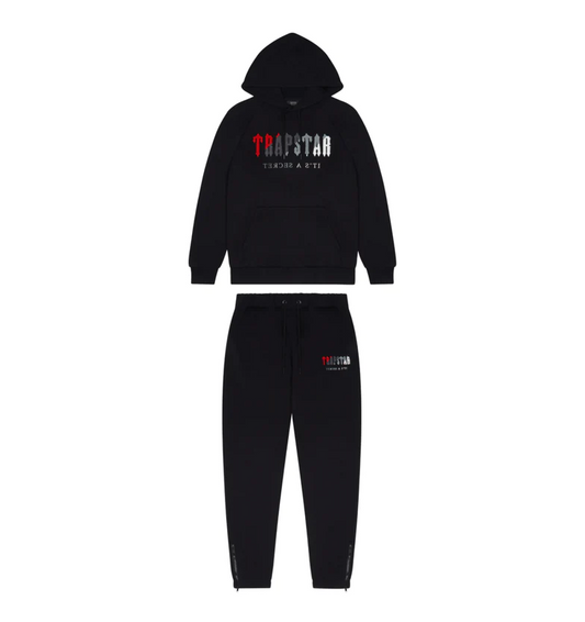 Black & Red Chenille Decoded Tracksuit