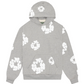 Cotton Wreath Hoodie Grey