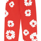 Cotton Wreath Joggers Red