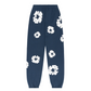 Cotton Wreath Joggers Navy