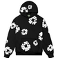 Cotton Wreath Hoodie Black