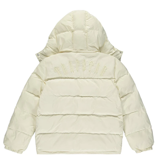 Cream Irongate Detachable Hooded Jacket