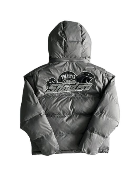 Grey London Shooters Detachable Hooded Jacket