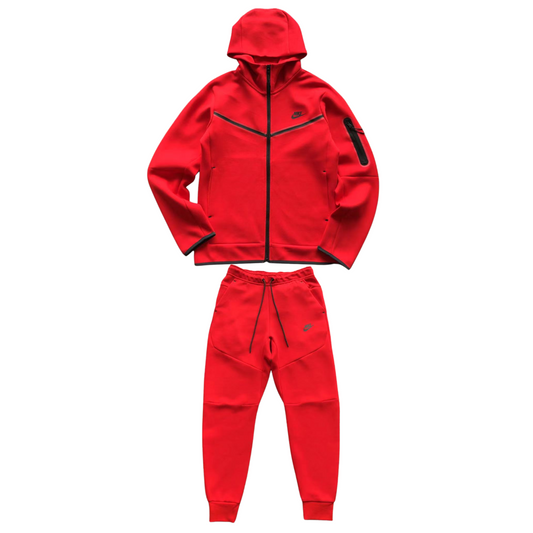 Tech Fleece Red Tracksuit