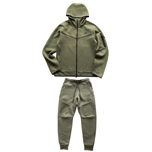 Tech Fleece Green Tracksuit