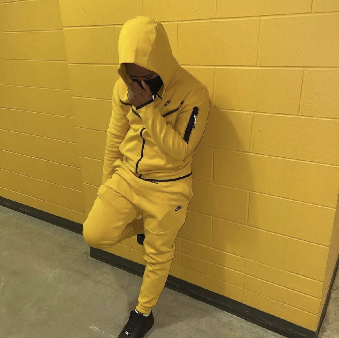 Tech Fleece Yellow Tracksuit