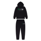 Black & Green Chenille Decoded Tracksuit