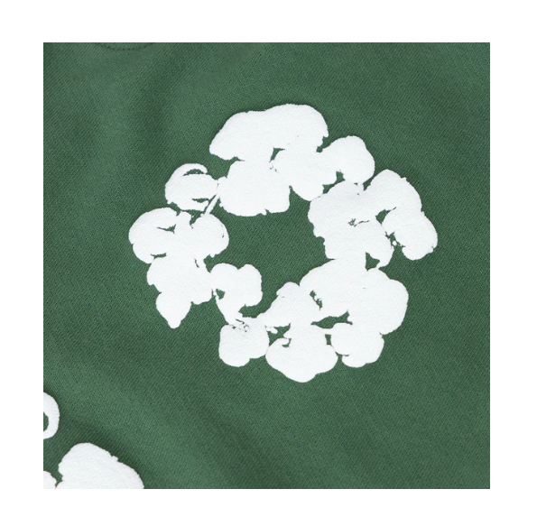 Cotton Wreath Joggers Green