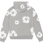 Cotton Wreath Hoodie Grey